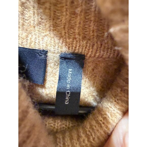 Theory Merino Wool Blend Cowl Neck Tunic Oversized Sweater - Picture 8 of 11